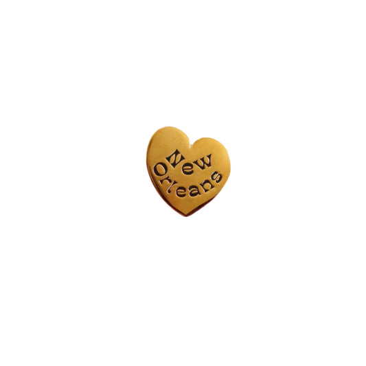 New Orleans Heart - Enamel Pin