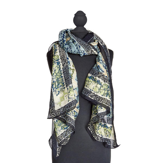 TAPESTRY SEA PRINT SCARF