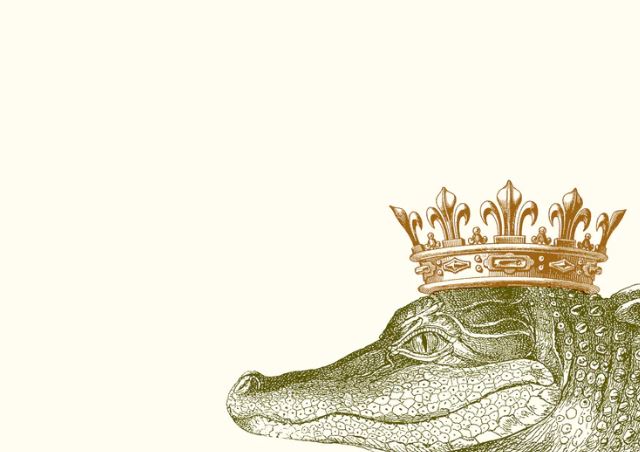 King Gator A7 Notecards - Horizontal