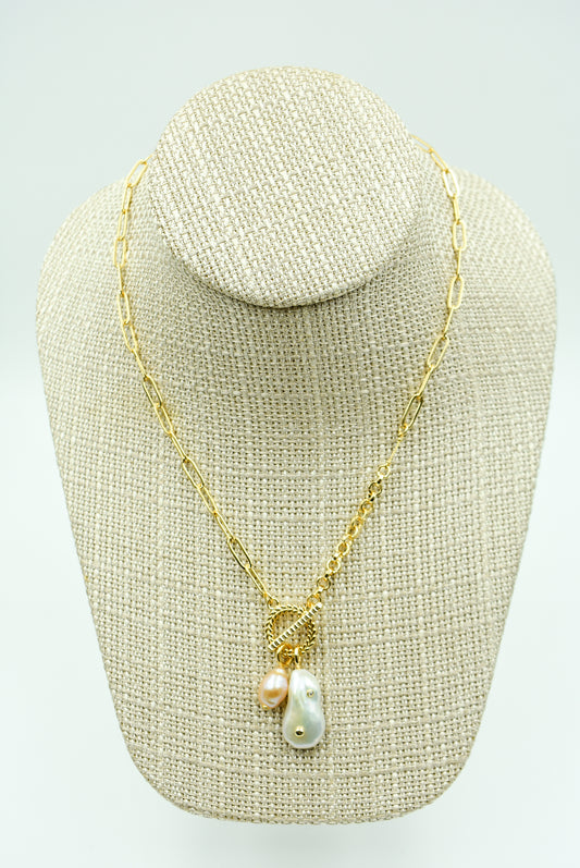 Pearl and Gem Necklace