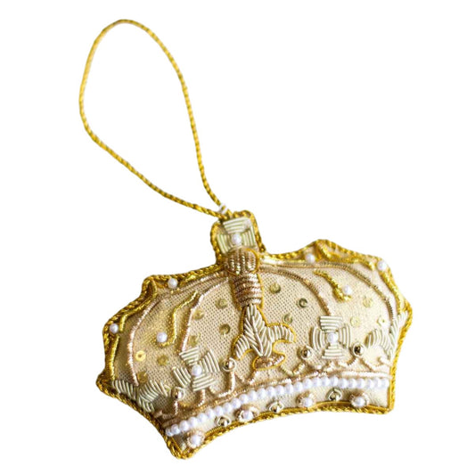 Crown of Glory Ornament Gold