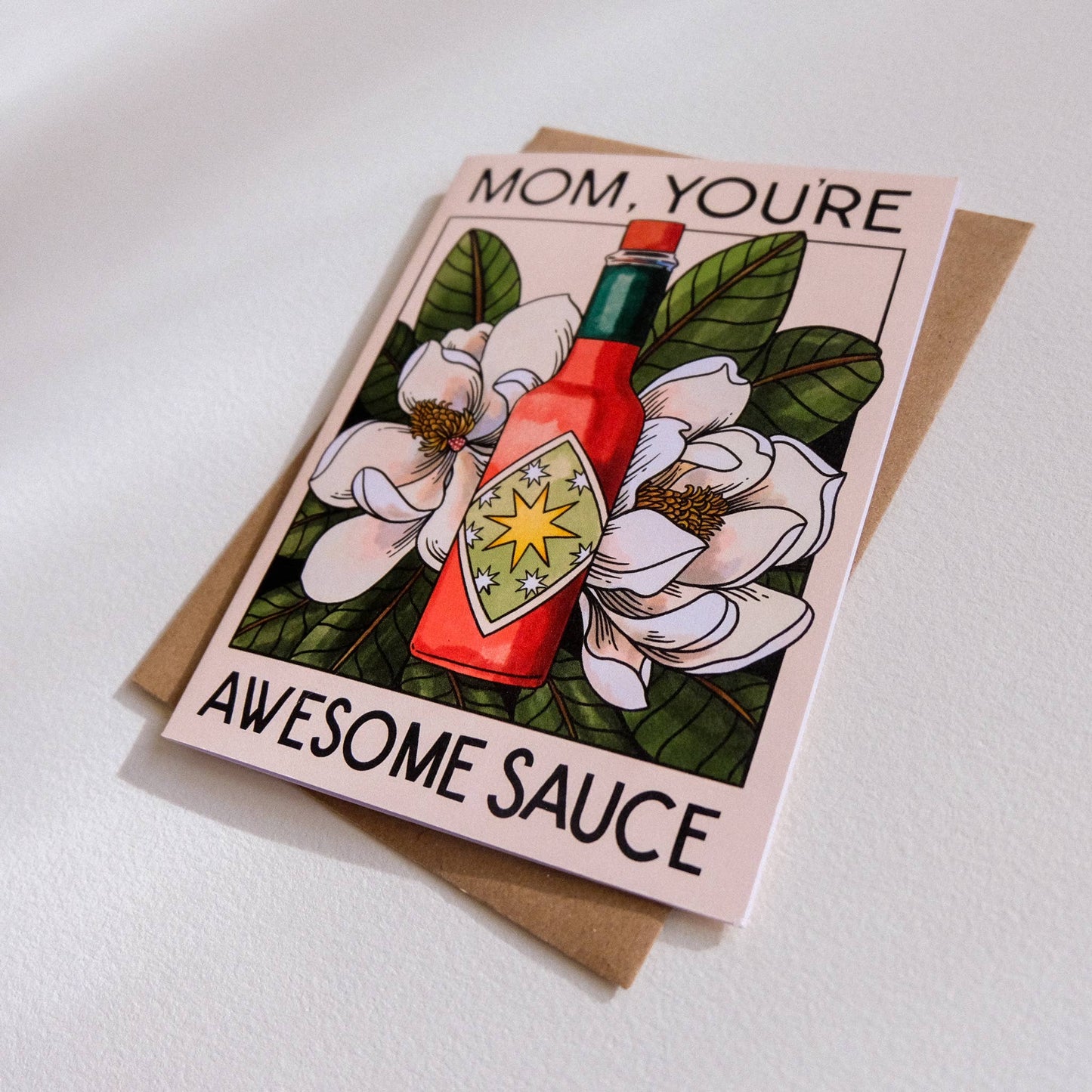 Mom, You're Awesome Sauce Card