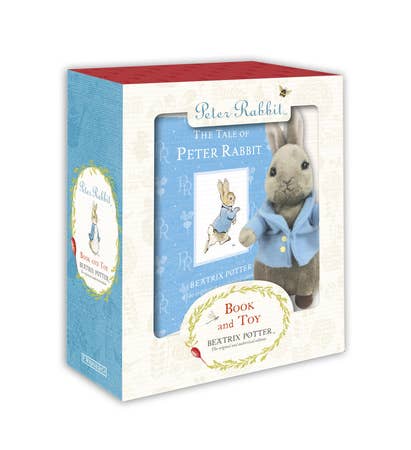 Libro y juguete de Peter Rabbit